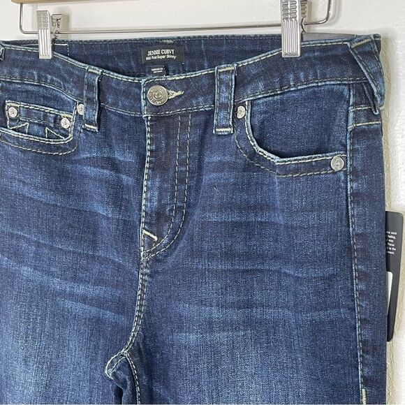 True Religion Jennie Curvy Mid Rise Super Skinny dark wash denim jeans - 31 - Picture 3 of 11